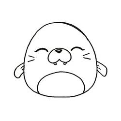 着色页: Squishmallows (玩具和游戏) #219285 - 免费可打印着色页