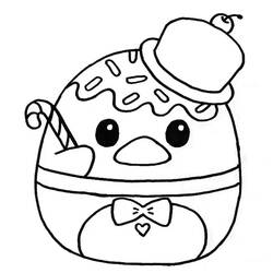 着色页: Squishmallows (玩具和游戏) #219288 - 免费可打印着色页