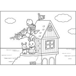 着色页: Sylvanian Families (玩具和游戏) #185834 - 免费可打印着色页