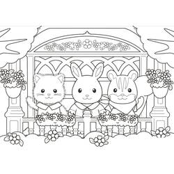 着色页: Sylvanian Families (玩具和游戏) #185837 - 免费可打印着色页