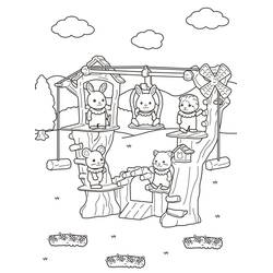 着色页: Sylvanian Families (玩具和游戏) #185839 - 免费可打印着色页