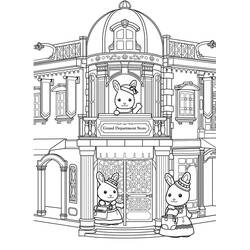 着色页: Sylvanian Families (玩具和游戏) #185840 - 免费可打印着色页