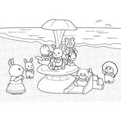 着色页: Sylvanian Families (玩具和游戏) #185842 - 免费可打印着色页