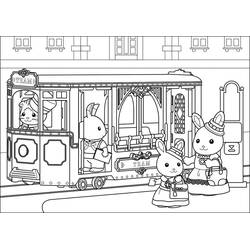 着色页: Sylvanian Families (玩具和游戏) #185856 - 免费可打印着色页