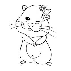 着色页: Zhu Zhu Pets (玩具和游戏) #209127 - 免费可打印着色页