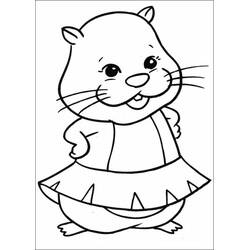 着色页: Zhu Zhu Pets (玩具和游戏) #209143 - 免费可打印着色页
