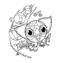 着色页: Zoobles - 免费可打印着色页