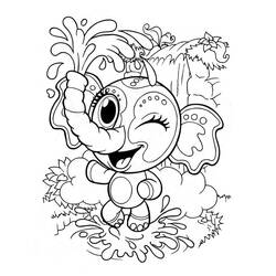 着色页: Zoobles (玩具和游戏) #203677 - 免费可打印着色页