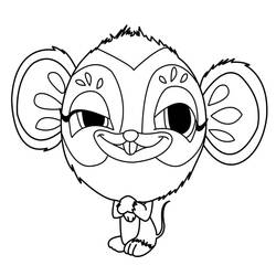 着色页: Zoobles (玩具和游戏) #203681 - 免费可打印着色页