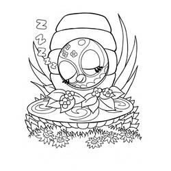着色页: Zoobles (玩具和游戏) #203683 - 免费可打印着色页