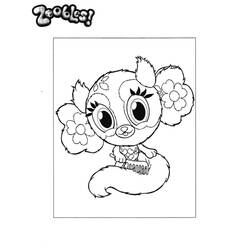 着色页: Zoobles (玩具和游戏) #203684 - 免费可打印着色页