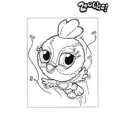 着色页: Zoobles (玩具和游戏) #203685 - 免费可打印着色页
