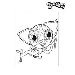 着色页: Zoobles (玩具和游戏) #203687 - 免费可打印着色页