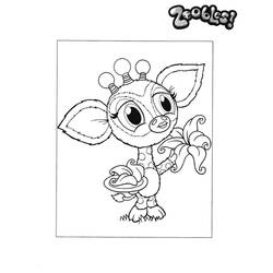 着色页: Zoobles (玩具和游戏) #203691 - 免费可打印着色页