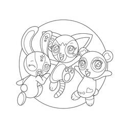 着色页: Zoobles (玩具和游戏) #203692 - 免费可打印着色页