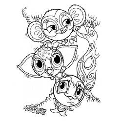 着色页: Zoobles (玩具和游戏) #203694 - 免费可打印着色页