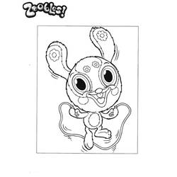 着色页: Zoobles (玩具和游戏) #203695 - 免费可打印着色页