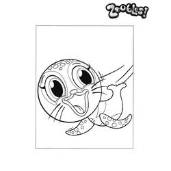 着色页: Zoobles (玩具和游戏) #203696 - 免费可打印着色页