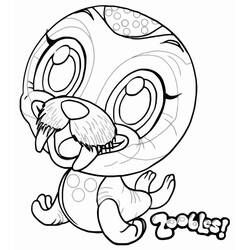 着色页: Zoobles (玩具和游戏) #203697 - 免费可打印着色页