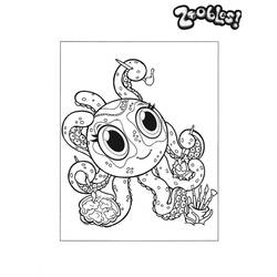 着色页: Zoobles (玩具和游戏) #203699 - 免费可打印着色页