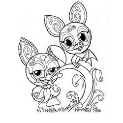 着色页: Zoobles (玩具和游戏) #203701 - 免费可打印着色页