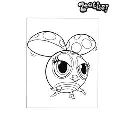着色页: Zoobles (玩具和游戏) #203702 - 免费可打印着色页