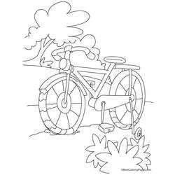 着色页: 自行车/自行车 (运输) #136940 - 免费可打印着色页