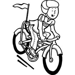 着色页: 自行车/自行车 (运输) #136942 - 免费可打印着色页
