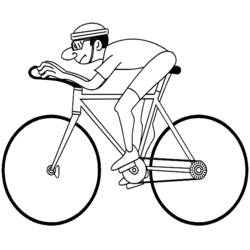 着色页: 自行车/自行车 (运输) #136948 - 免费可打印着色页