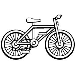 着色页: 自行车/自行车 (运输) #136951 - 免费可打印着色页