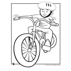 着色页: 自行车/自行车 (运输) #136958 - 免费可打印着色页