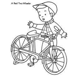 着色页: 自行车/自行车 (运输) #136959 - 免费可打印着色页