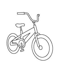 着色页: 自行车/自行车 (运输) #136970 - 免费可打印着色页