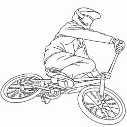 着色页: 自行车/自行车 (运输) #136978 - 免费可打印着色页