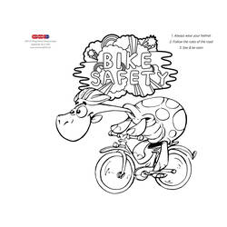 着色页: 自行车/自行车 (运输) #136989 - 免费可打印着色页
