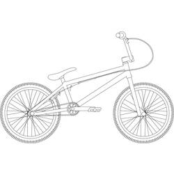 着色页: 自行车/自行车 (运输) #136992 - 免费可打印着色页