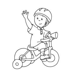 着色页: 自行车/自行车 (运输) #136993 - 免费可打印着色页