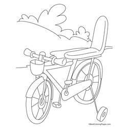 着色页: 自行车/自行车 (运输) #136995 - 免费可打印着色页