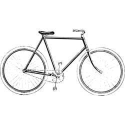 着色页: 自行车/自行车 (运输) #137024 - 免费可打印着色页