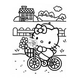 着色页: 自行车/自行车 (运输) #137064 - 免费可打印着色页