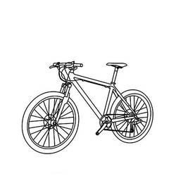 着色页: 自行车/自行车 (运输) #137095 - 免费可打印着色页