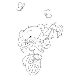 着色页: 自行车/自行车 (运输) #137103 - 免费可打印着色页