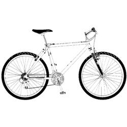 着色页: 自行车/自行车 (运输) #137108 - 免费可打印着色页