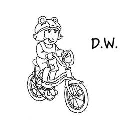 着色页: 自行车/自行车 (运输) #137148 - 免费可打印着色页