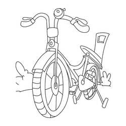 着色页: 自行车/自行车 (运输) #137152 - 免费可打印着色页