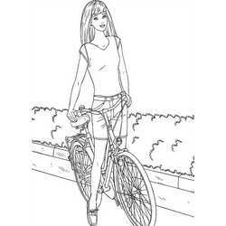 着色页: 自行车/自行车 (运输) #137165 - 免费可打印着色页