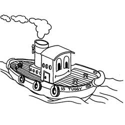 着色页: 船/船 (运输) #137446 - 免费可打印着色页
