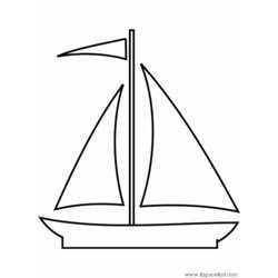着色页: 船/船 (运输) #137452 - 免费可打印着色页