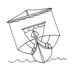 着色页: 船/船 (运输) #137474 - 免费可打印着色页