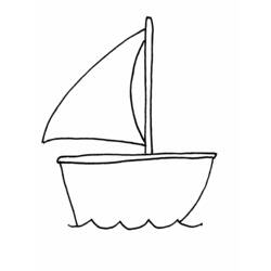 着色页: 船/船 (运输) #137477 - 免费可打印着色页